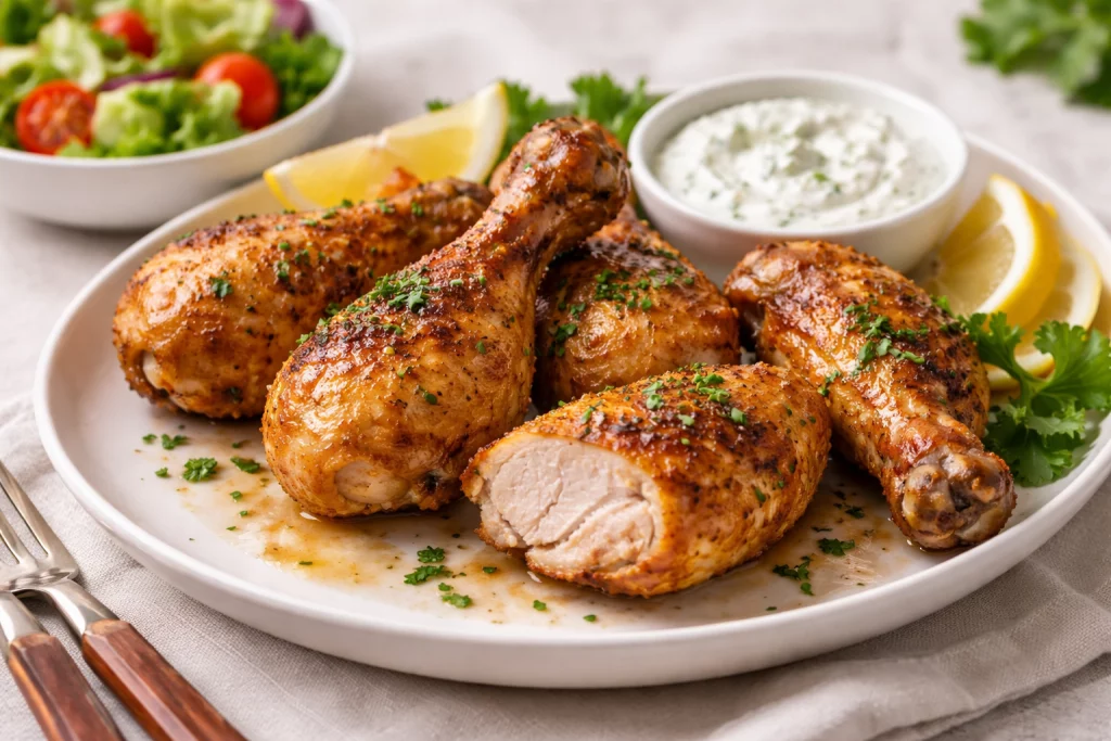 Pałki z kurczaka z airfryer – prosty przepis na soczyste mięso i chrupiącą skórkę